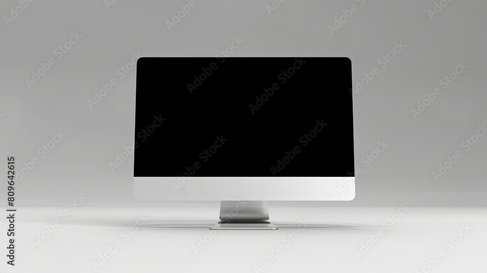 Pc monitor with blank screen. Perfect for presentation of website design and mockup. Pc monitor with blank screen. Perfect for presentation of website design and mockup.