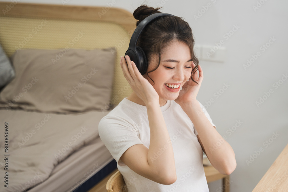 Portrait of beautiful young Asian girl at home Portrait of beautiful young Asian girl at home