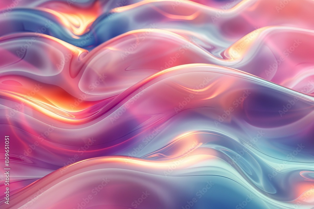 An artistic rendition of fluid shapes with a harmonious blend of blue, pink, and purple hues creating a captivating wave pattern An artistic rendition of fluid shapes with a harmonious blend of blue, pink, and purple hues creating a captivating wave pattern
