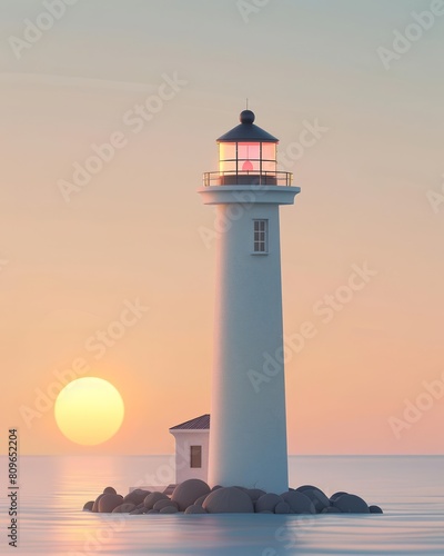 Lonely lighthouse