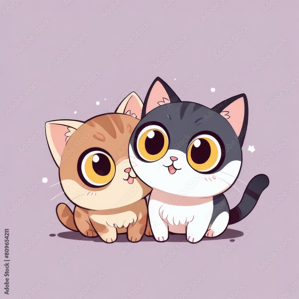 cute cat with big eyes in anime cute cat with big eyes in anime