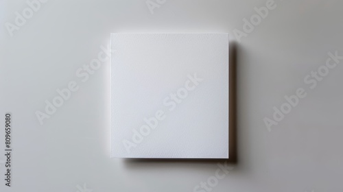 Blank Sheet of Paper on White Background Generative AI © Alexander