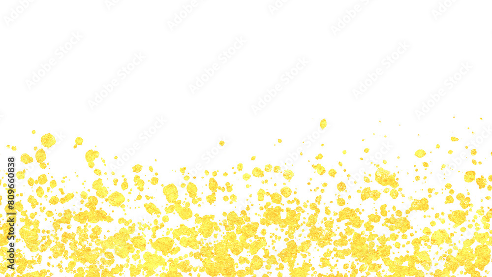 Fototapeta premium 金色風のパーティクルの背景イラスト素材