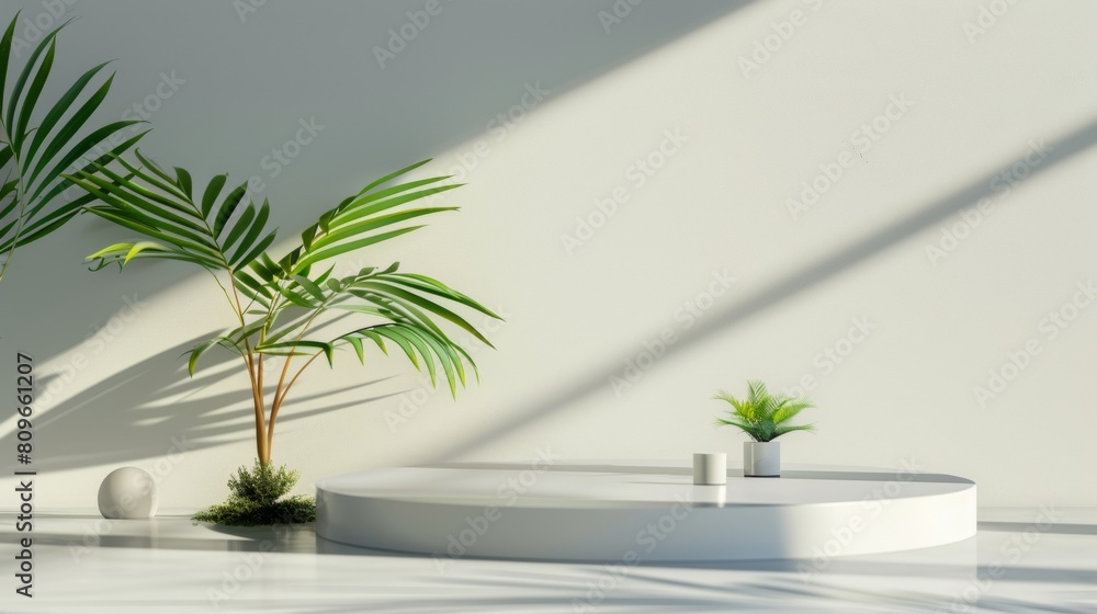 Brightly Lit Modern Minimalist Eco-Friendly Podium Scene for Sustainable Banking and Financial Literacy Concepts Brightly Lit Modern Minimalist Eco-Friendly Podium Scene for Sustainable Banking and Financial Literacy Concepts