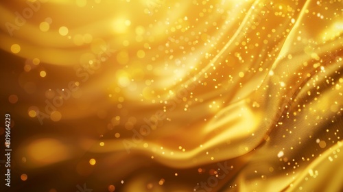 Luxurious Golden Background with Soft Light Effect Generative AI