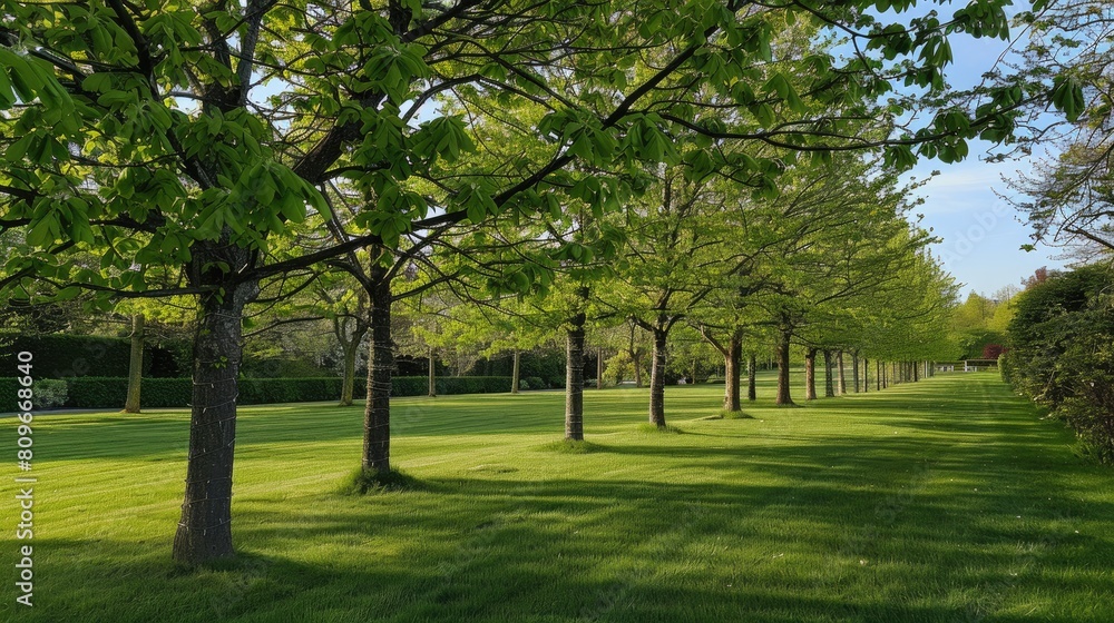 Trees trimmed during the spring Trees trimmed during the spring
