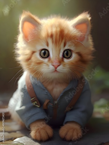 Tabby Cat Ginger Cat Animal Illustration Art