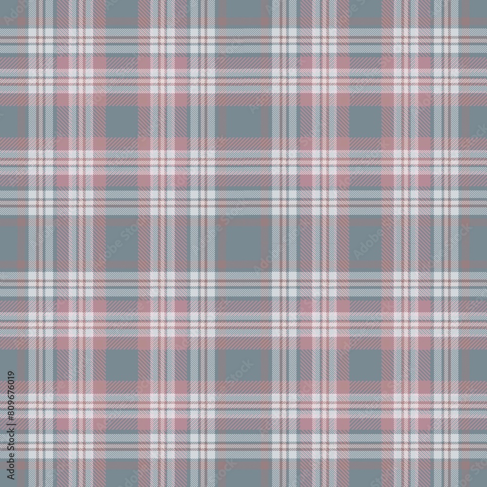 Tartan seamless pattern, grey and pink, can be used in fashion design. Bedding, curtains, tablecloths Tartan seamless pattern, grey and pink, can be used in fashion design. Bedding, curtains, tablecloths