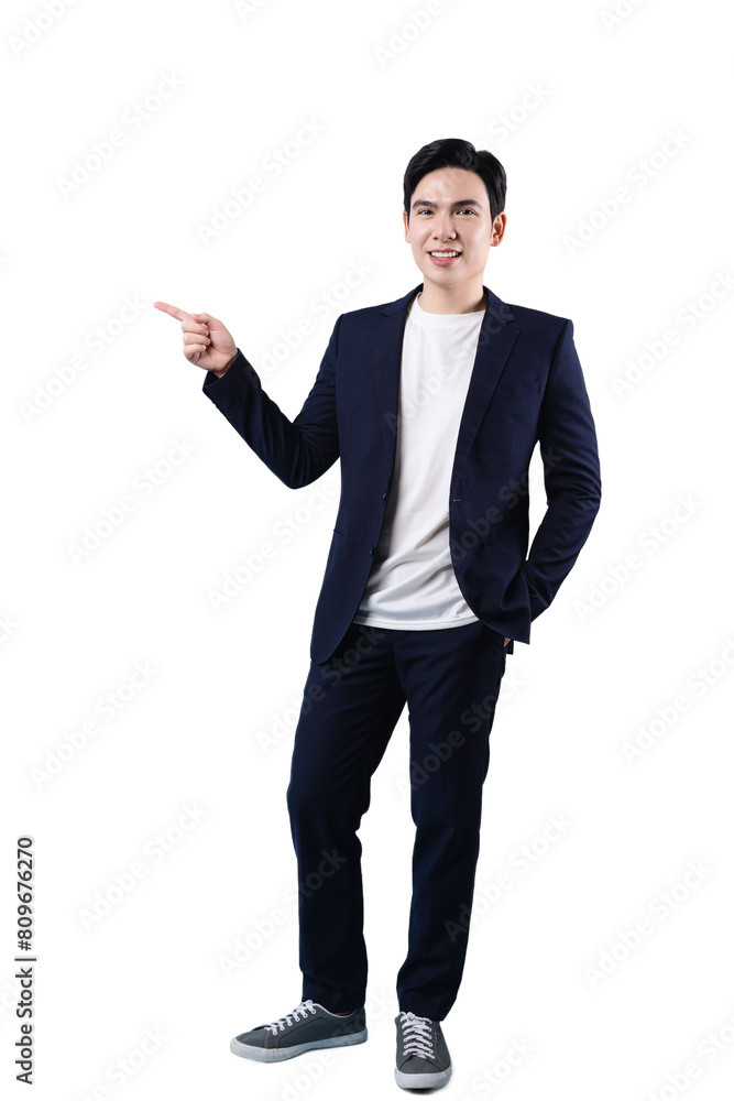 Asian businessman, wearing suit Asian businessman, wearing suit
