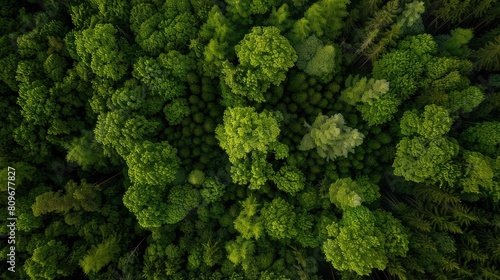 Serenity Over Verdant Canopy