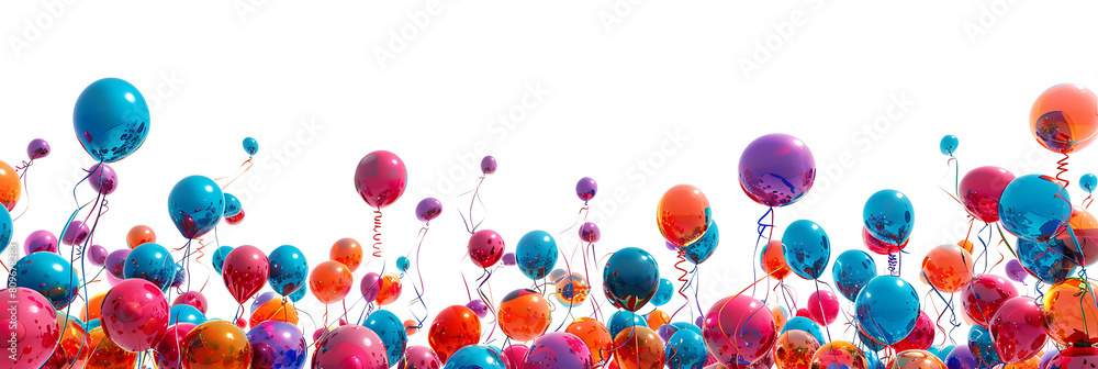 Balloon, panoramic wallpaper bottom border, the bright beauty on happy and joyful occasions Balloon, panoramic wallpaper bottom border, the bright beauty on happy and joyful occasions
