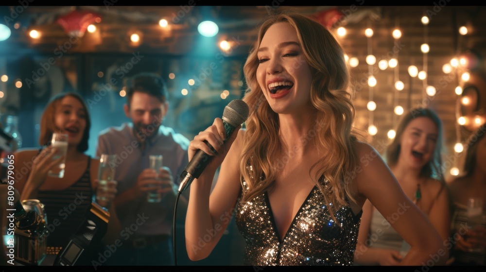 A Glamorous Evening Karaoke Performance A Glamorous Evening Karaoke Performance