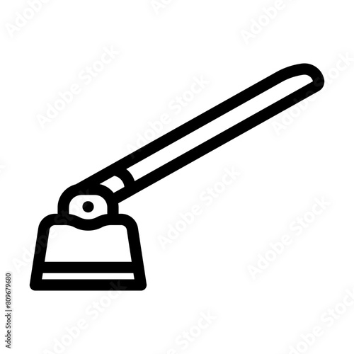 hoe urban gardening line icon vector. hoe urban gardening sign. isolated contour symbol black illustration