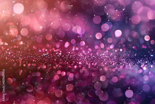 Close-up of vibrant purple and black background with numerous dazzling lights