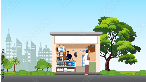 Tea Shop, Coffee retail, outlet outline shopping store, Village Tea Shop 