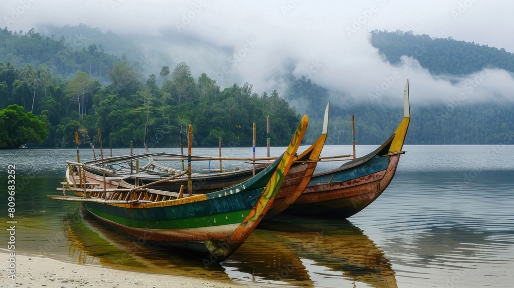 Pinisi Boats in Indonesia