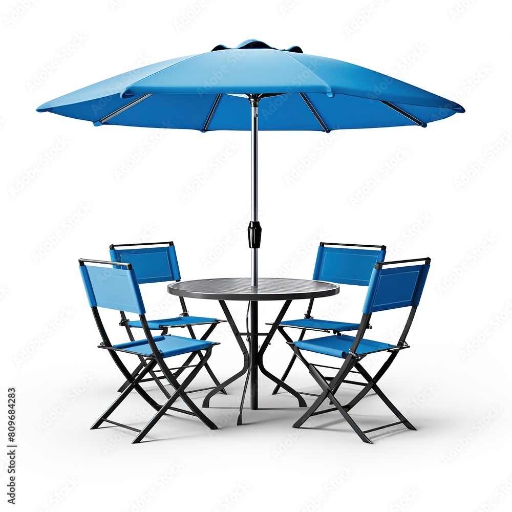 Outdoor dining set blue Outdoor dining set blue