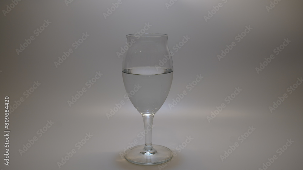 glass of sparkling water glass of sparkling water