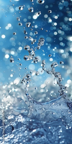 Fresh and Elegant Water Background Generative AI