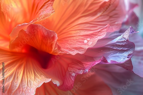 A close up of a large flower photo