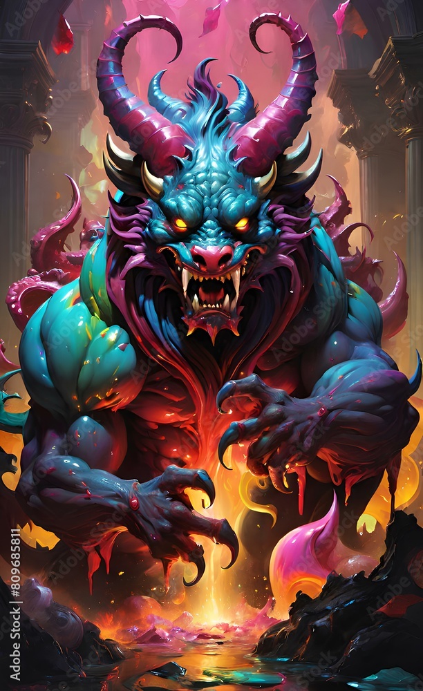 Fototapeta premium devil of wealth