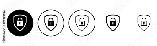 Security icon set. protection icon. privacy. vpn