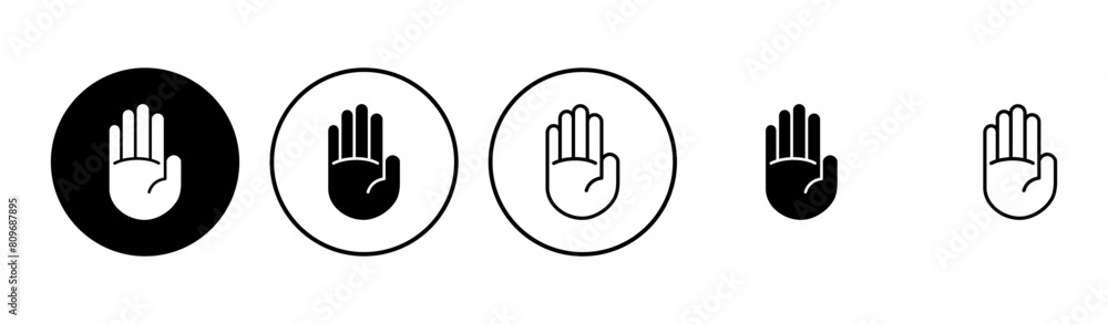 Hand icon set. hand vector icon, palm,click Hand icon set. hand vector icon, palm,click