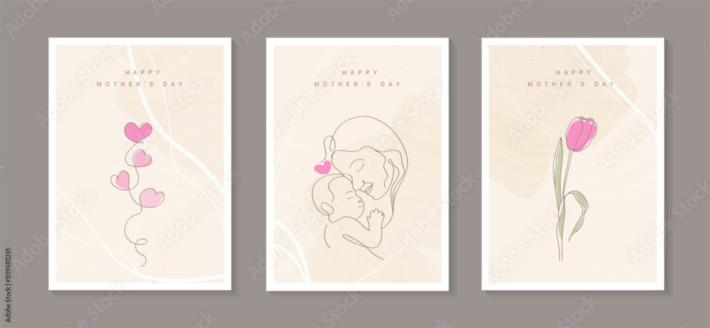 Happy Mother's Day with line art child, hands, flowers and hearts. mom hugging her baby. hand drawn for Happy International Mother's Day card, loving family, parenthood childhood concept. vector. Happy Mother's Day with line art child, hands, flowers and hearts. mom hugging her baby. hand drawn for Happy International Mother's Day card, loving family, parenthood childhood concept. vector.