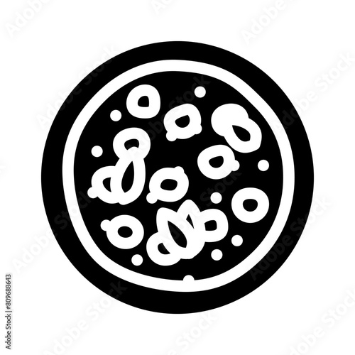 chana masala indian cuisine glyph icon vector. chana masala indian cuisine sign. isolated symbol illustration