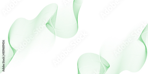 Vector Illustration of the green pattern of lines abstract background. 