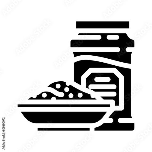 garam masala indian cuisine glyph icon vector. garam masala indian cuisine sign. isolated symbol illustration