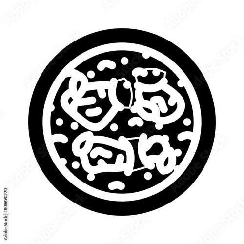 vindaloo curry indian cuisine glyph icon vector. vindaloo curry indian cuisine sign. isolated symbol illustration