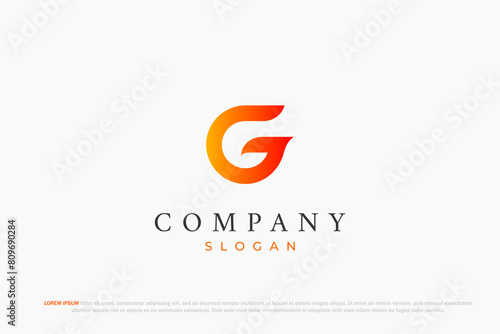letter g phoenix minimal logo