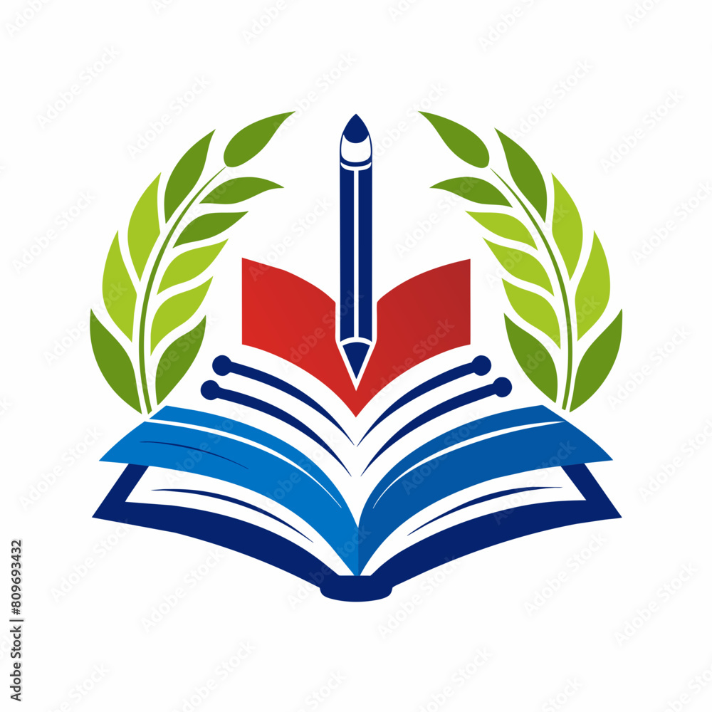Educational logo icon vector illustration.
Educational logo icon vector illustration.