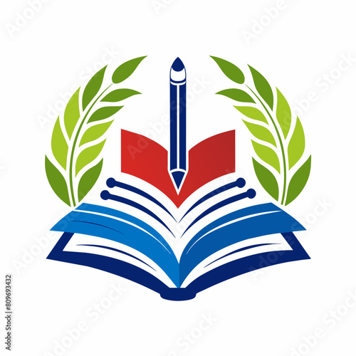  Educational logo icon vector illustration.


