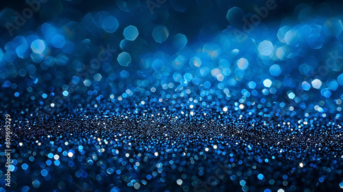 Beautiful shiny blue background with sequins