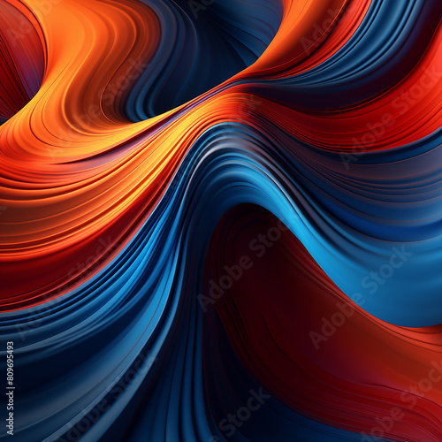 3d photo of abstract colourful background made with generative ai