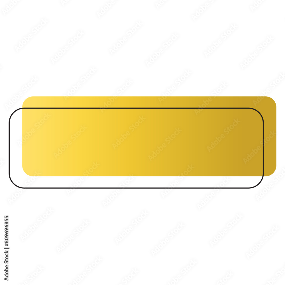 Gold Quote Box Frame. Quote Speech Bubble For Template Background. Vector Illustration Gold Quote Box Frame. Quote Speech Bubble For Template Background. Vector Illustration