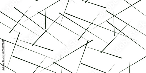 Horizontal template with chaotic lines. Simple vector illustration. Random chaotic lines like abstract geometric pattern or texture.