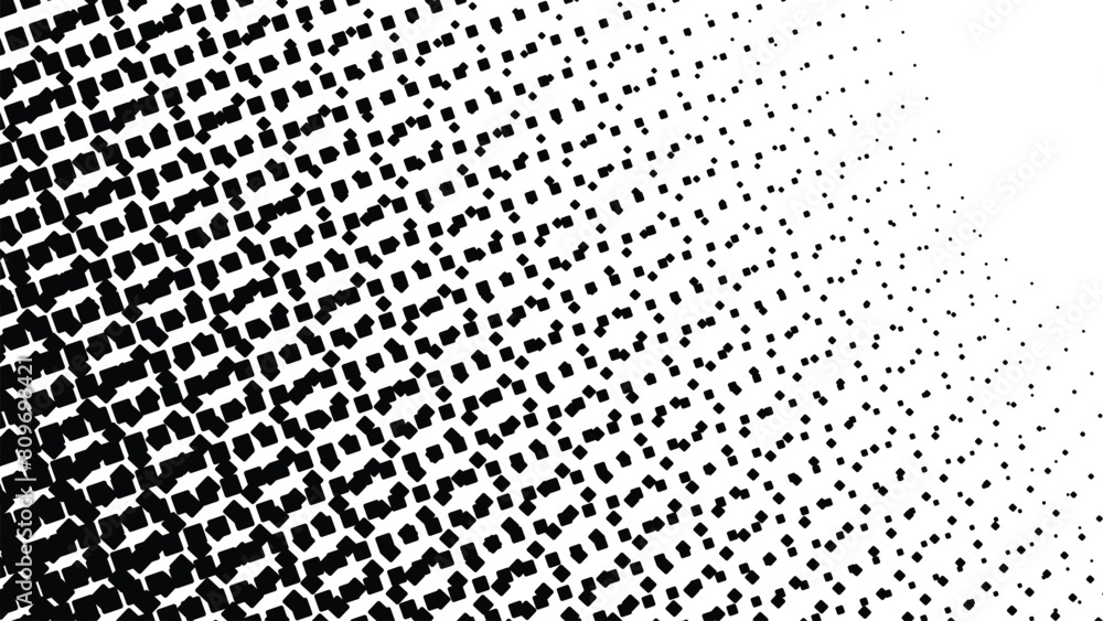 Black and white halftone pattern vector image for background or wallpaper Black and white halftone pattern vector image for background or wallpaper