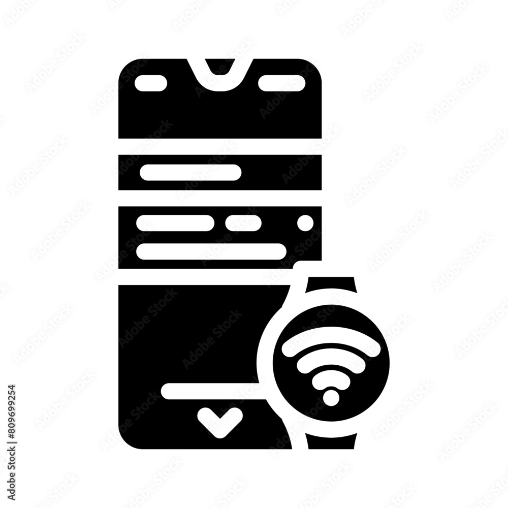 smart device tech enthusiast glyph icon vector. smart device tech enthusiast sign. isolated symbol illustration smart device tech enthusiast glyph icon vector. smart device tech enthusiast sign. isolated symbol illustration