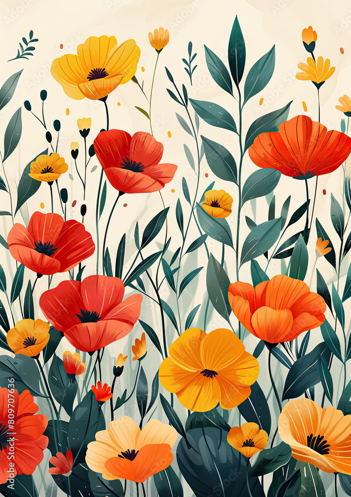 Elegant Floral Illustration