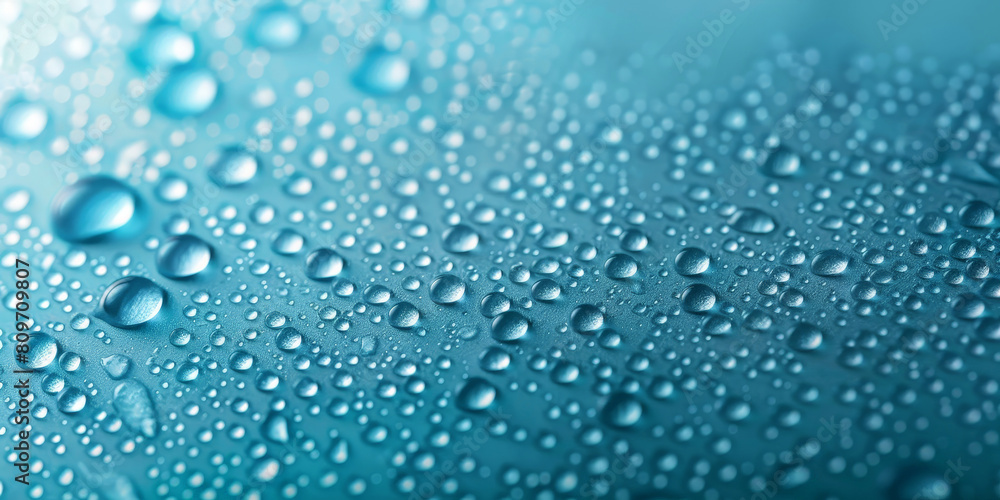 water droplets on a blue background, water texture surface, water drop texture on blue background water droplets on a blue background, water texture surface, water drop texture on blue background