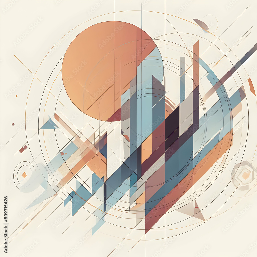 Fototapeta premium illustration of graph