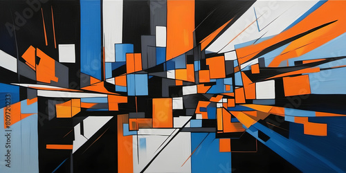 Art background, Cubo-Futuri...