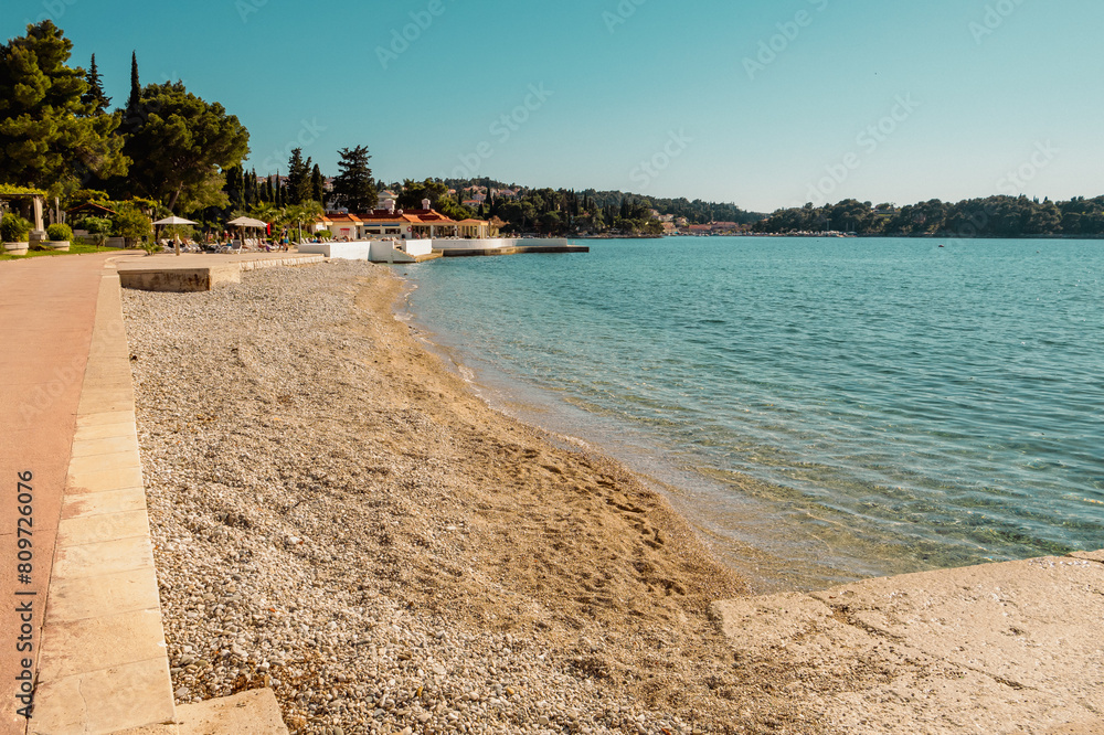 Fototapeta premium Plage Epidaurus, Cavtat, Croatie 2