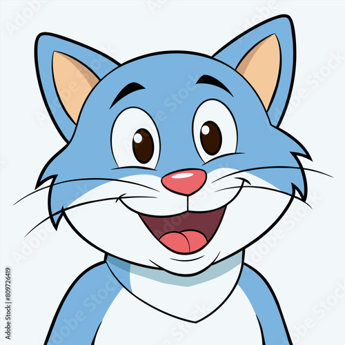 Cartoon Cat Illustration, Cartoon Art