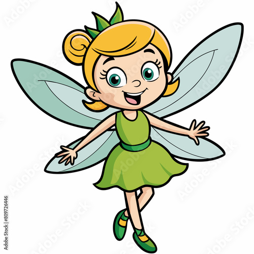 Cartoon Fairy Illustration, Cartoon Art