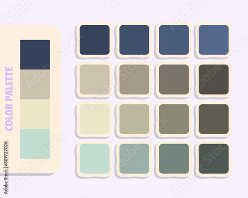 darkslategray silver bisque lightgray  color theory, colour matching, harmonious colours catalog 