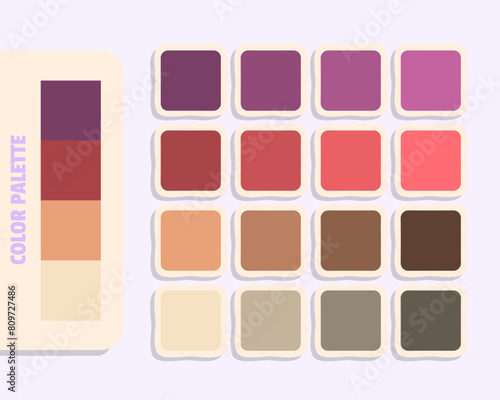 dimgray sienna darksalmon bisque  color theory, colour matching, design and edit idea, rgb color 